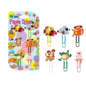 Sąvaržėlės vaikiškos su žaisliuku 50mm CRAZY PETS Centrum, 6vnt.